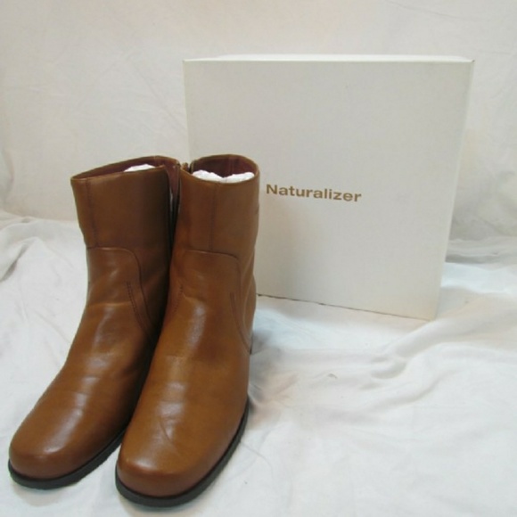 Naturalizer Shoes - Naturalizer Auburn Lo Saddle Tan Ankle Boots 10M
